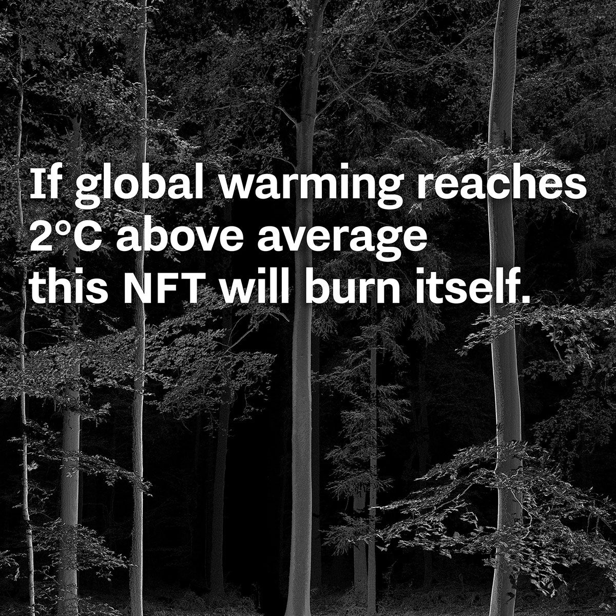 deathclock_live's tweet photo. In Two Degrees, @_terra0 plays with the idea of the NFT as a derivative, or a financial instrument tied to something else. Here, however, you are betting on the environment––which, technically, we have already done on a global scale. https://t.co/mR9Zm3uX3X