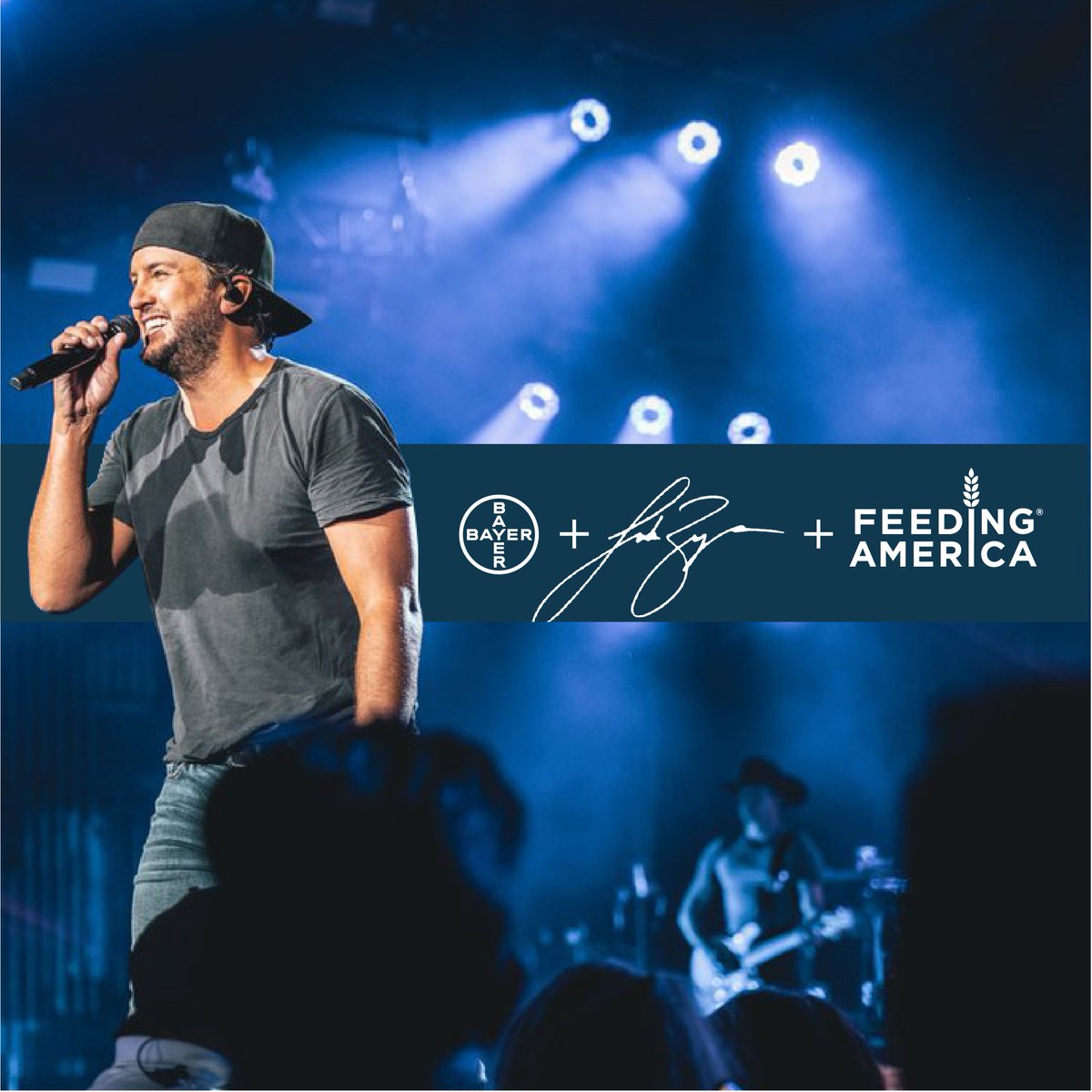 Bayer4CropsUS's tweet photo. Want to hear from @LukeBryan? Now's your chance!
Head over to the @BayerUS Instagram page tomorrow Sept. 17th at 2 pm CST as Luke takes over to answer your questions and say #HeresToTheFarmer during #FarmTour22
IG Live: https://t.co/YSaF2luDmi 👈 https://t.co/hgHKXVyWNB