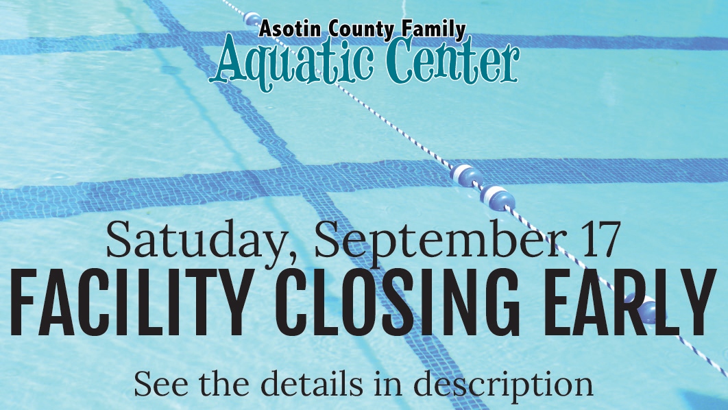 theaquaticenter's tweet photo. Reminder: 

Tomorrow we will close at 4:30p for an all-staff meeting. https://t.co/zfRHmtEpLK