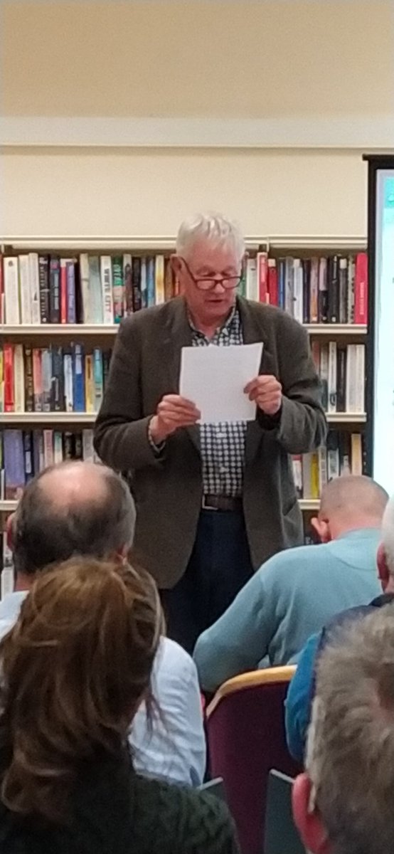 Engineer and keen fisherman Geoffrey Eastaway recounts his experiences building a boat from scratch in connection with #Midleton Area Rivers Group's evening of celebration of our riverine habitat at Midleton #Library this evening. <a href="/corkcolibrary/">Cork County Council Library & Arts Service</a> <a href="/Corkcoco/">Cork County Council</a> @waterwaysirelan