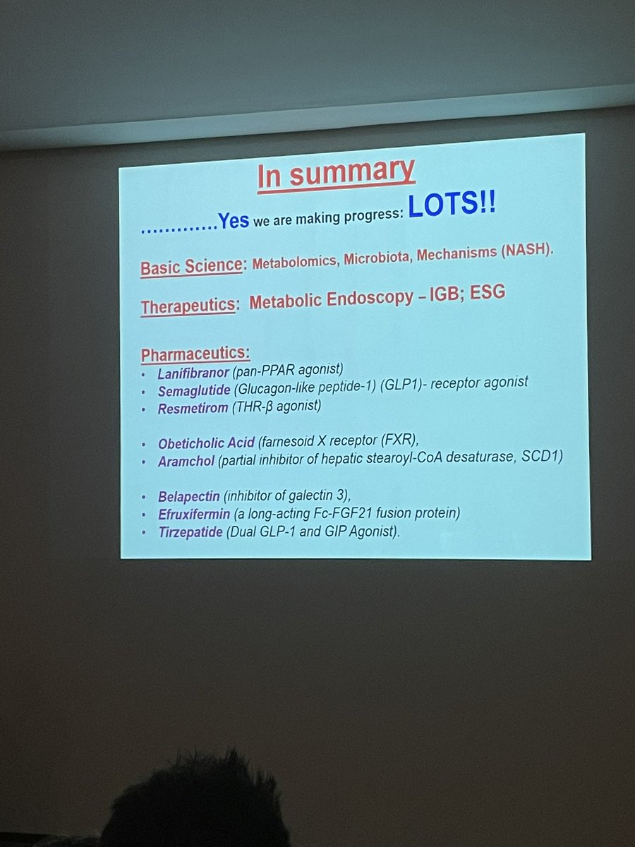 tom_poyner's tweet photo. Fascinating lecture by @JOben_GiHep on NAFLD. Current and future therapeutic options! @rcpsglasgow #GlasgowGastro https://t.co/AFVNVOkc7P