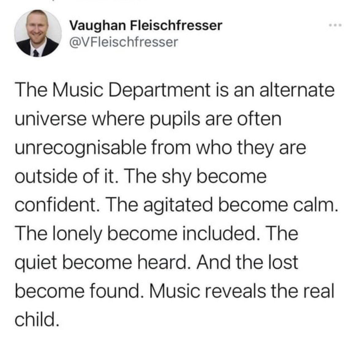 This may be a repeat post, but I wholeheartedly believe that this is why we do it. #SomosOT #112Leads ⁦<a href="/otmonarchs/">Oak Terrace School</a>⁩ #D112Teachers