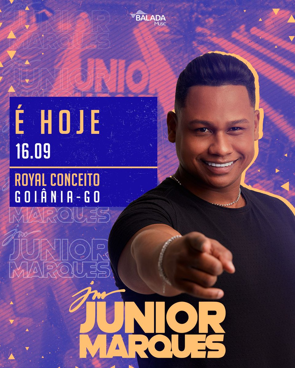 JMarquesCantor's tweet photo. Fala, turma! Hoje o show é na Royal, em Goiânia (GO), e vai ser incrível! Já preparei o repertório e tá de tirar o fôlego. Bora?
#JuniorMarques #BaladaMusic https://t.co/wU6ld0xfyZ