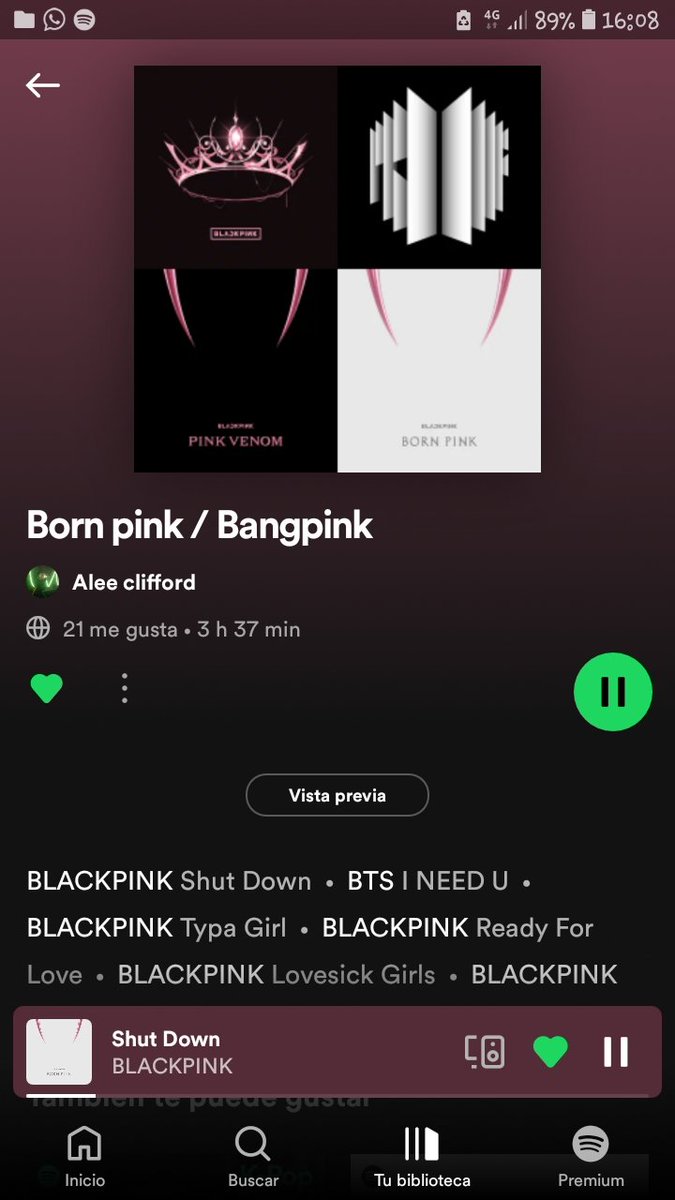 BBts630's tweet photo. 1ra playlist,str3am en Spotify SHUT DOWN MV
#Day3ToBORNPINK #SHUTDOWN #PinkVenomOutTODAY https://t.co/KZCxabI3Sm