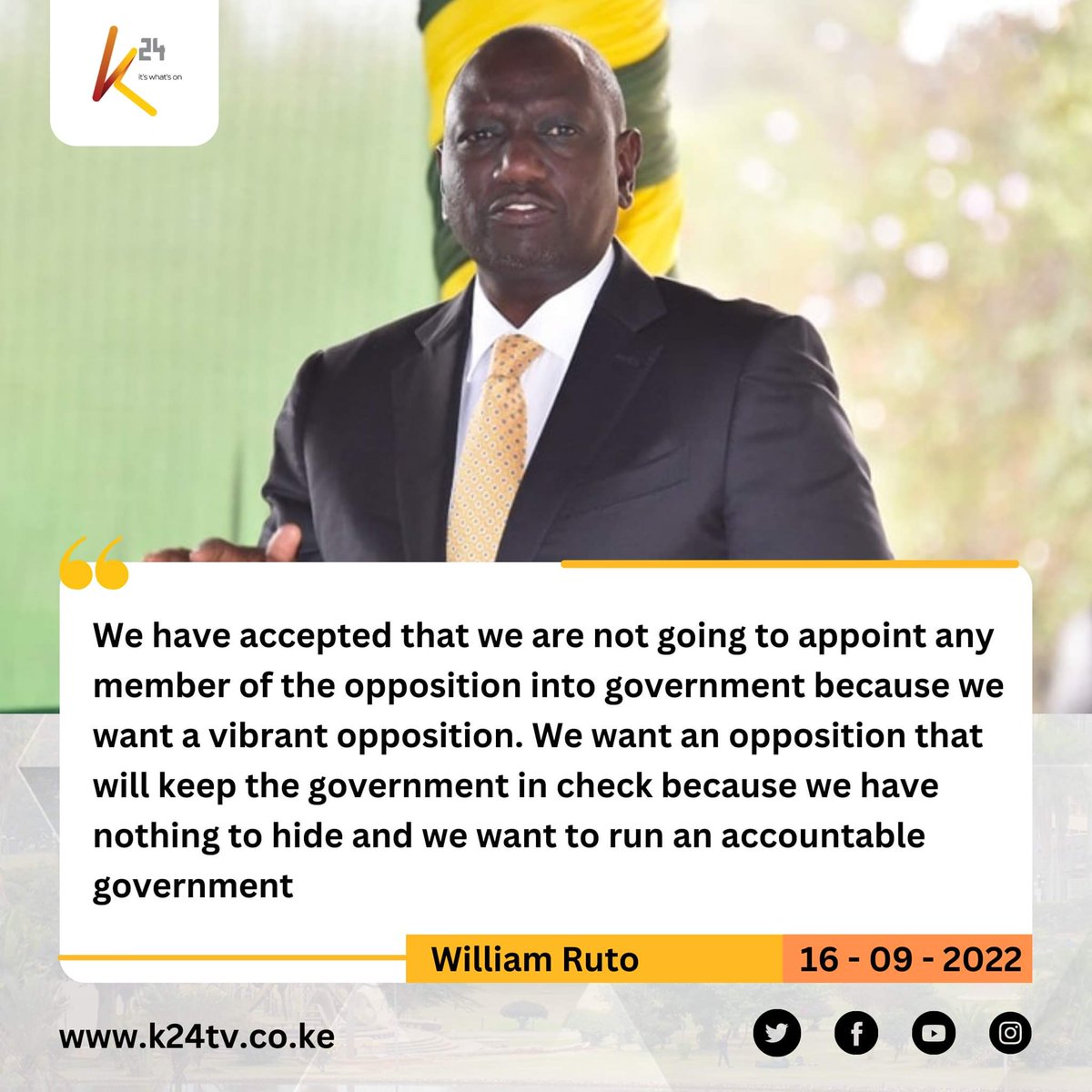 Didmus Barasa, CBS tweet media