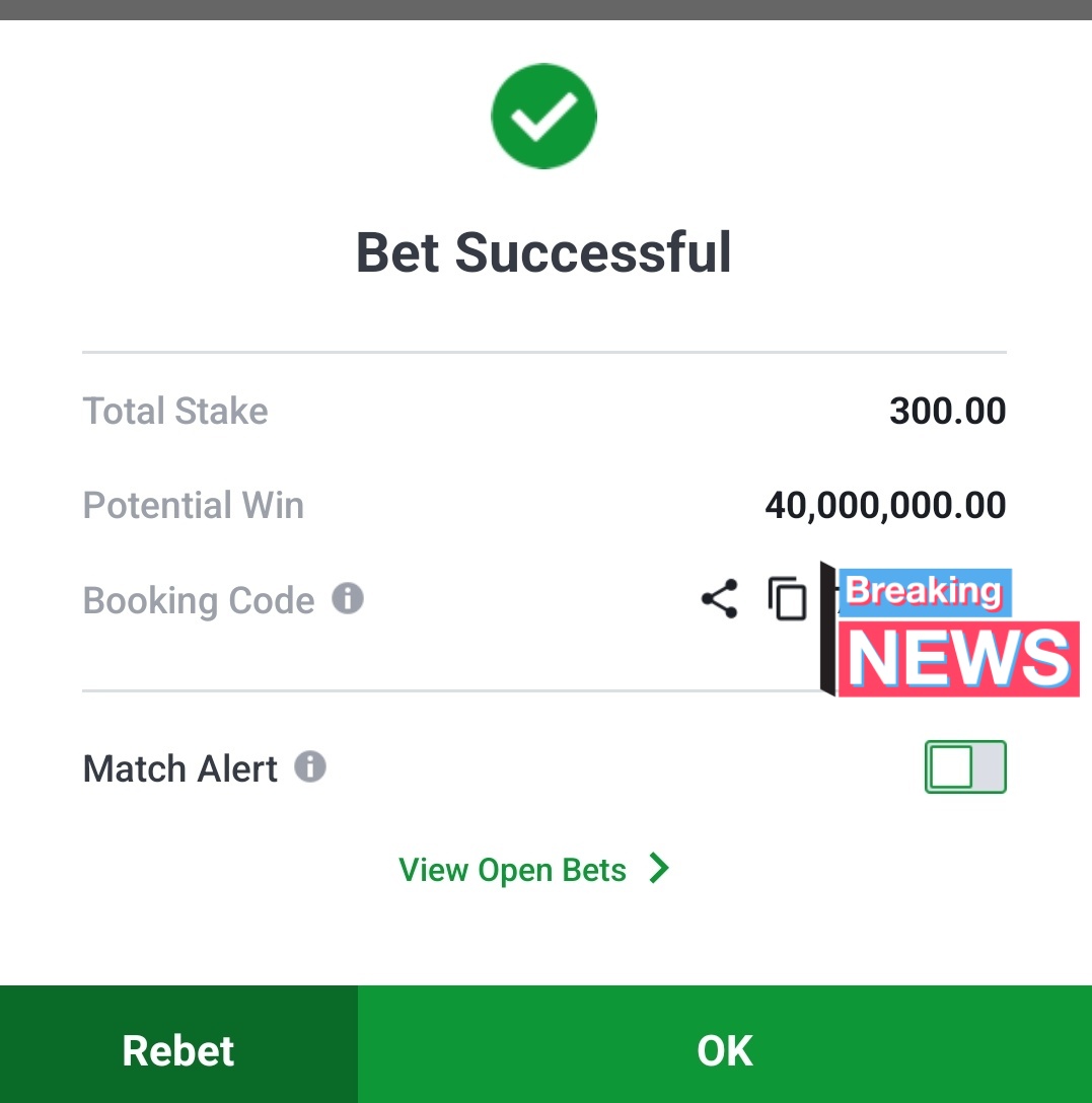 UC_TIPS's tweet photo. 300 to win 40 million sportybet

10 million naira giveaway to the first 400 that RT this post when it drops 🥂💯

RT for everyone to participate
Code will be posted here👉 https://t.co/lVoJgPpvgN

400 RETWEETS
Let's go get the bag 💰
RT https://t.co/Wugf6wBkDB