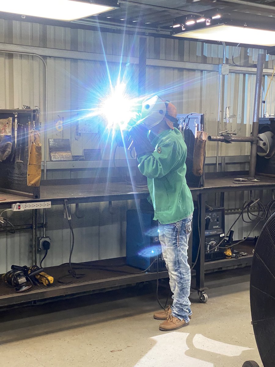 I love going into the welding shop and seeing what our students are working on