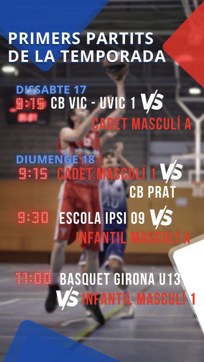cnterrassa_bq's tweet photo. Primers partits de la temporada!!❤️
#orgullvermell https://t.co/7a0VzQ5DcW