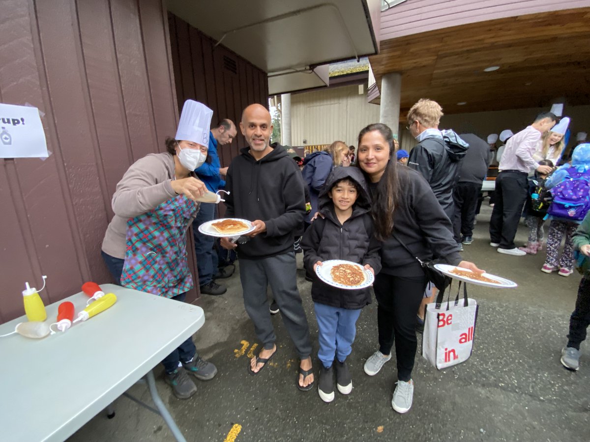 NVSD44's tweet photo. Awesome display of connection and community today at @RossRoad44​ in #northvan where staff hosted a pancake breakfast for students and families. #bced https://t.co/9toihvPk8K