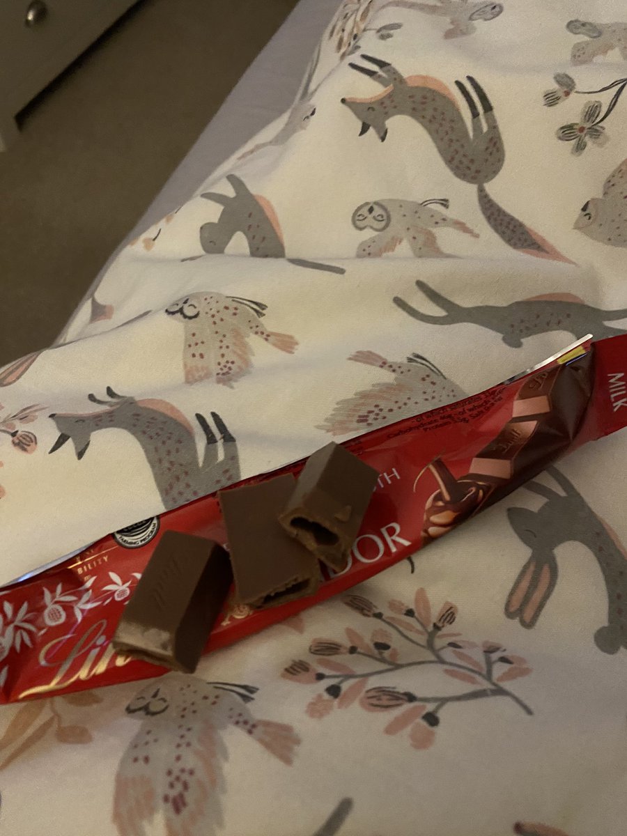 Russell_Hart's tweet photo. @Lindt Not too sure where the rest of my chocolate is? Any ideas??? #disappointing #chocolate https://t.co/cjw0GwQMqZ