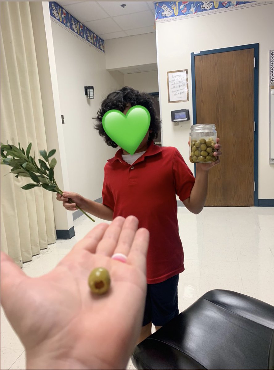 2nd Grade at Club Hill has been rocking their new unit on The Ancient  Greek Civilization! A student was so excited to share an olive with me &amp; tell me all about the Olive Branch! <a href="/floyds2nd/">MrFloyd2nd</a> <a href="/ClubHill_Cougar/">ClubHillSTEM</a> #TheGISDEffect