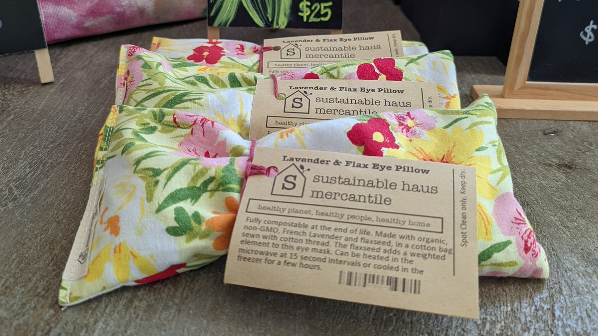 hyssopbeautyllc's tweet photo. #HOWTOHYSSOP STOCKED & #SUSTAINABLE!
It's the season of busy schedules & we're restocked on wonderful products from @sustainablehaus!
❤️Reusable Cotton Rounds: for removing makeup
❤️Lavender and Flaxseed Eye Pillow: for quiet time
❤️Nonu Warm n Cozy Rice Bag: for aches & pains https://t.co/wdrcZG311m