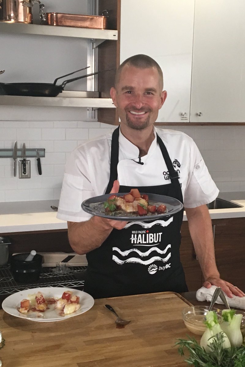 YES! So much fresh deliciousness! Try this recipe by Buy BC Chef Ambassador <a href="/nedbell/">Ned Bell</a> featuring #WildPacificHalibut and pears! Wild Pacific Halibut with Sweet-and-Sour Pears, Pinot Noir &amp; Rosemary, and Lemon Honey Sesame Dressing.  
wildpacifichalibut.com/recipes/wild-p… 
#BuyBC #BCWine