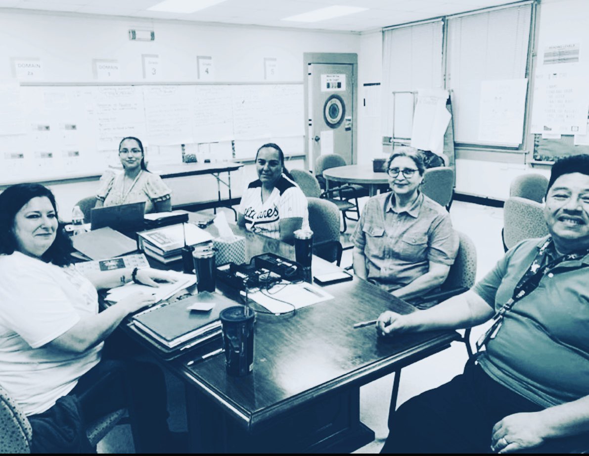 My first BOY meeting as LPAC admin happened today, with our amazing committee and clerk! <a href="/KelsoHISD/">Kelso Elementary</a> 💙💛💙💛