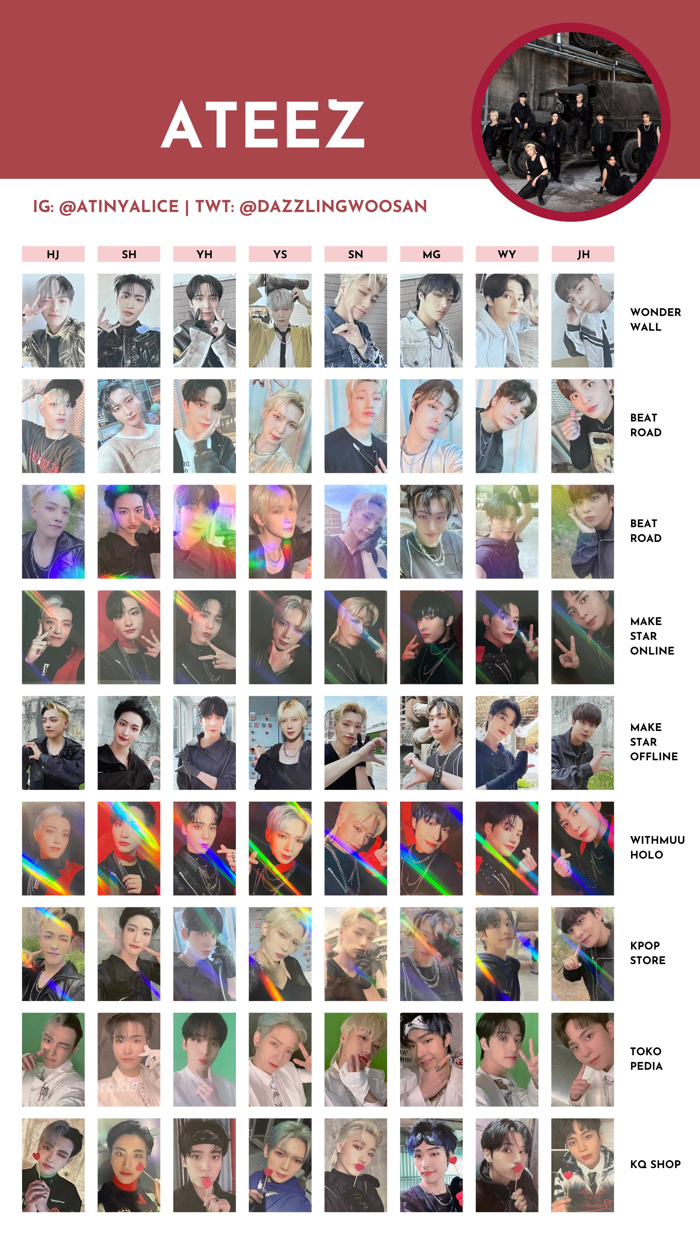 ATEEZ [GOLDEN HOUR : Part.3] POP-UP (全国HMV 15店舗、6/18~6
