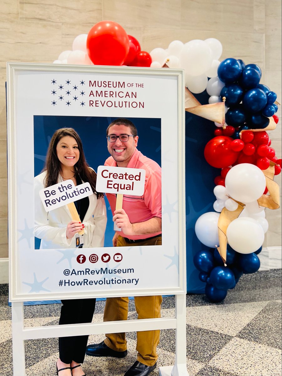 AmRevMuseum's tweet image. Visiting the Museum this weekend? Snap a photo at a constitution-themed selfie station in the Museum’s atrium and share it with us using #HowRevolutionary! 📸📜 

State Constitutions Palooza: bit.ly/3TWb9ly