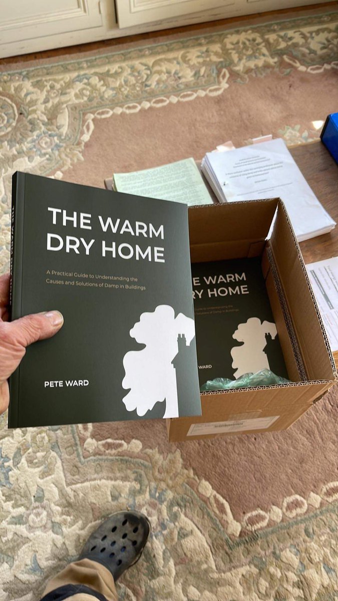 heritage_surv's tweet photo. It finally arrived! We have the book …. So now everyone can learn how to keep their home free of damp. Check out the Heritage House website for a copy… https://t.co/1ndHQUWnSs