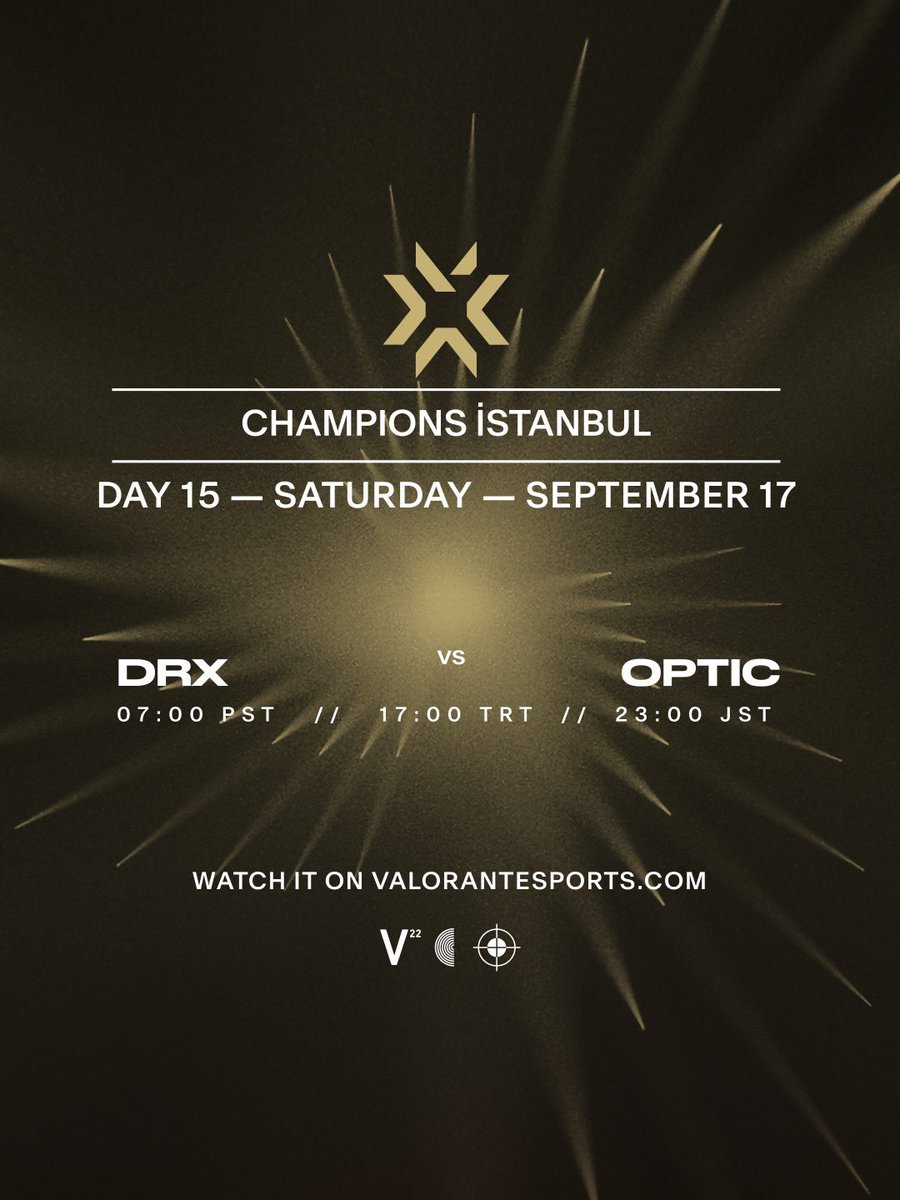 The Lower Bracket final is set at #VALORANTChampions İstanbul!