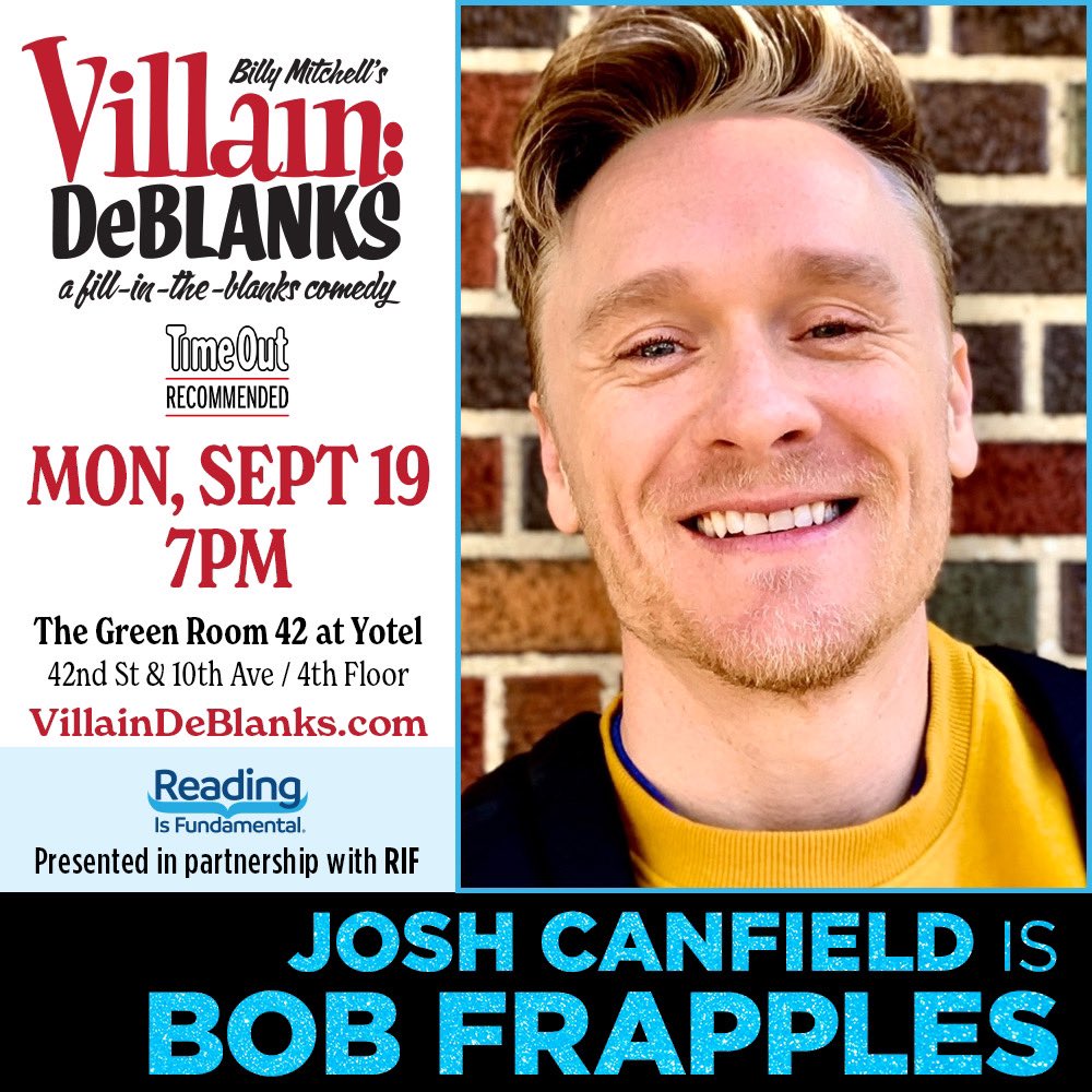 ItsJoshCanfield's tweet photo. Come out and join us on Monday night, it’s sure to be a _______ !! https://t.co/wyYBXHCPTP