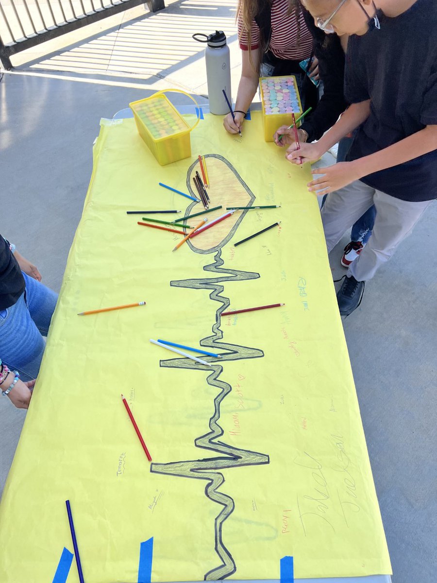 Suicide prevention pledges and positive messages....We ❤️ our Lakeside Lions!!!

#Speakup #BeALifeline