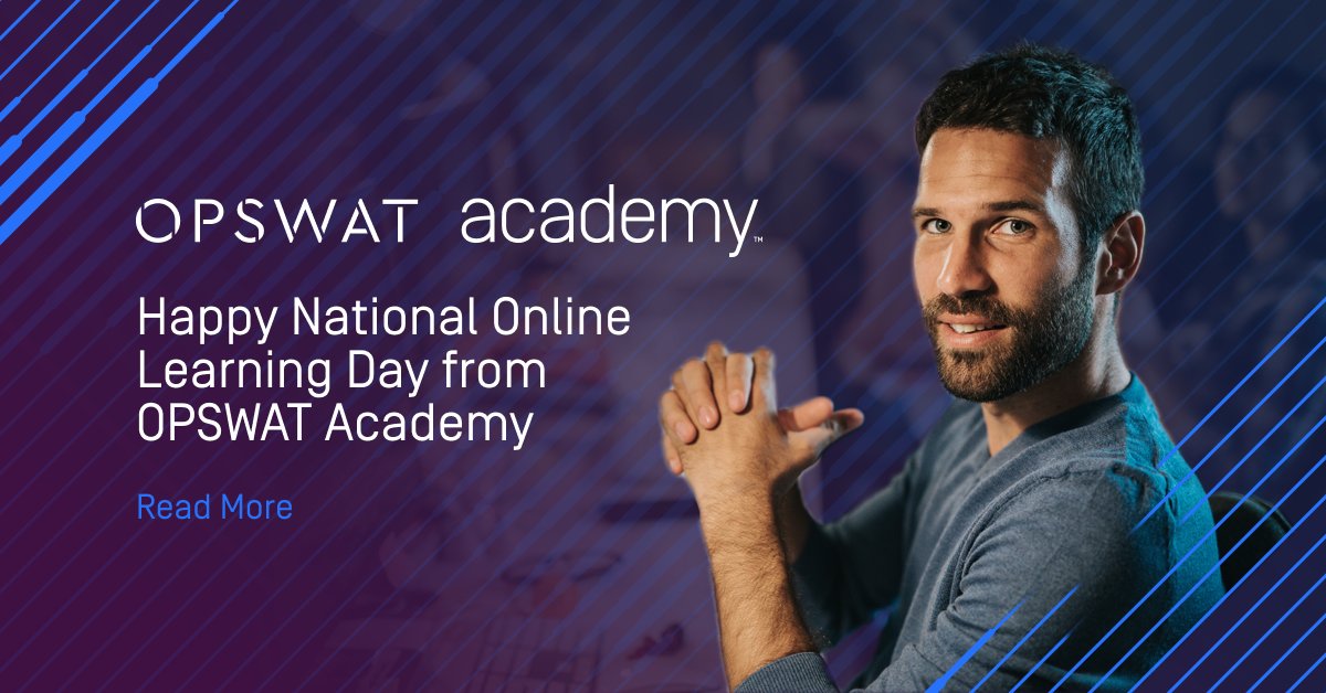 OPSWAT's tweet photo. What better way to celebrate National Online Learning Day than with online #cybersecurity courses? @OPSWATAcademy is the premier #CIP certification provider &amp; e-learning platform that offers IT/OT security certification paths. Learn more: https://t.co/atu2N1tz5A https://t.co/WmOUj2HTSN
