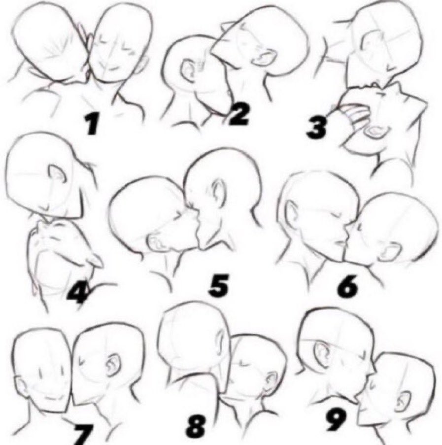 How are you kissing him?