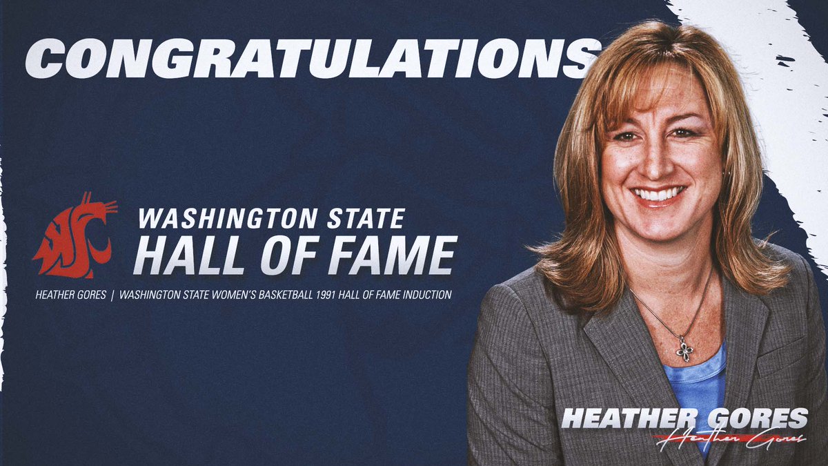 Congratulations to our Associate Athletic Director/Internal Operations Heather Gores on her induction into the <a href="/WSUCougars/">Washington State Cougars</a> Hall of Fame as part of the 1991 WSU Women's Basketball team!