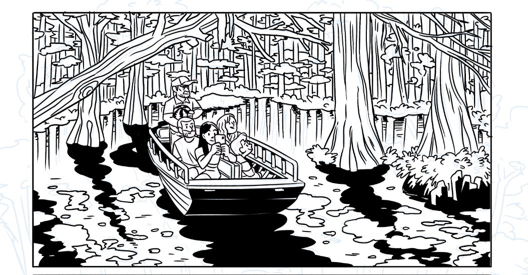 Working on another wacky story from history by <a href="/TripleDreamTeam/">TripleDreamComics</a>, this time for <a href="/ironcircuscomix/">Iron Circus Comics</a>  👀