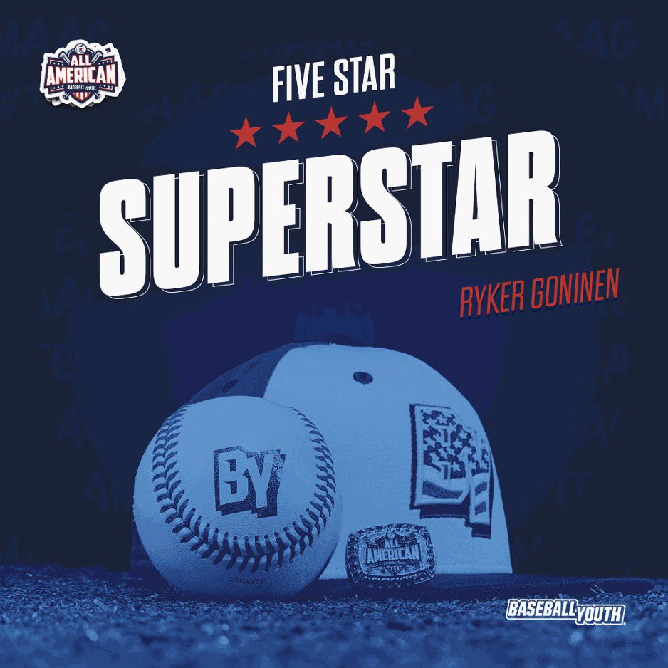 TGoninen's tweet photo. @baseballyouth has selected Ryker to play for the All-American Baseball team in Panama City Beach this December! #youthbaseball https://t.co/xYeD8rCpHM