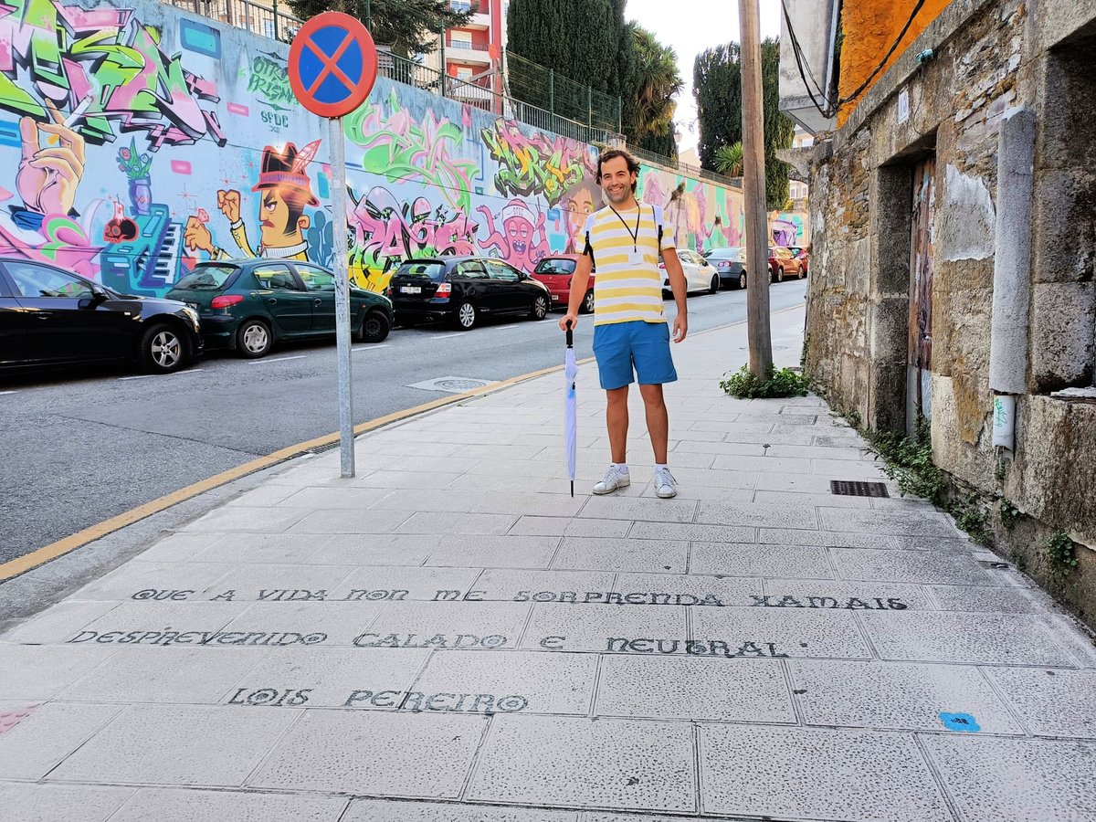 guido_guia's tweet photo. Esta tarde gozamos do 17º paseo do III ciclo #PaseArte 🎨🌟 con @LugoTurismo e o meu 54º itinerario pola #ArteUrbanaLucense dende o inicio desta aventura no 2019 😍 Grazas aos amigos de Cantabria, Cedeira, Ortigueira, Ribadeo e Lugo que nos acompañaron, vémonos o 23, 24 e 30! https://t.co/BRH7OqkIXW