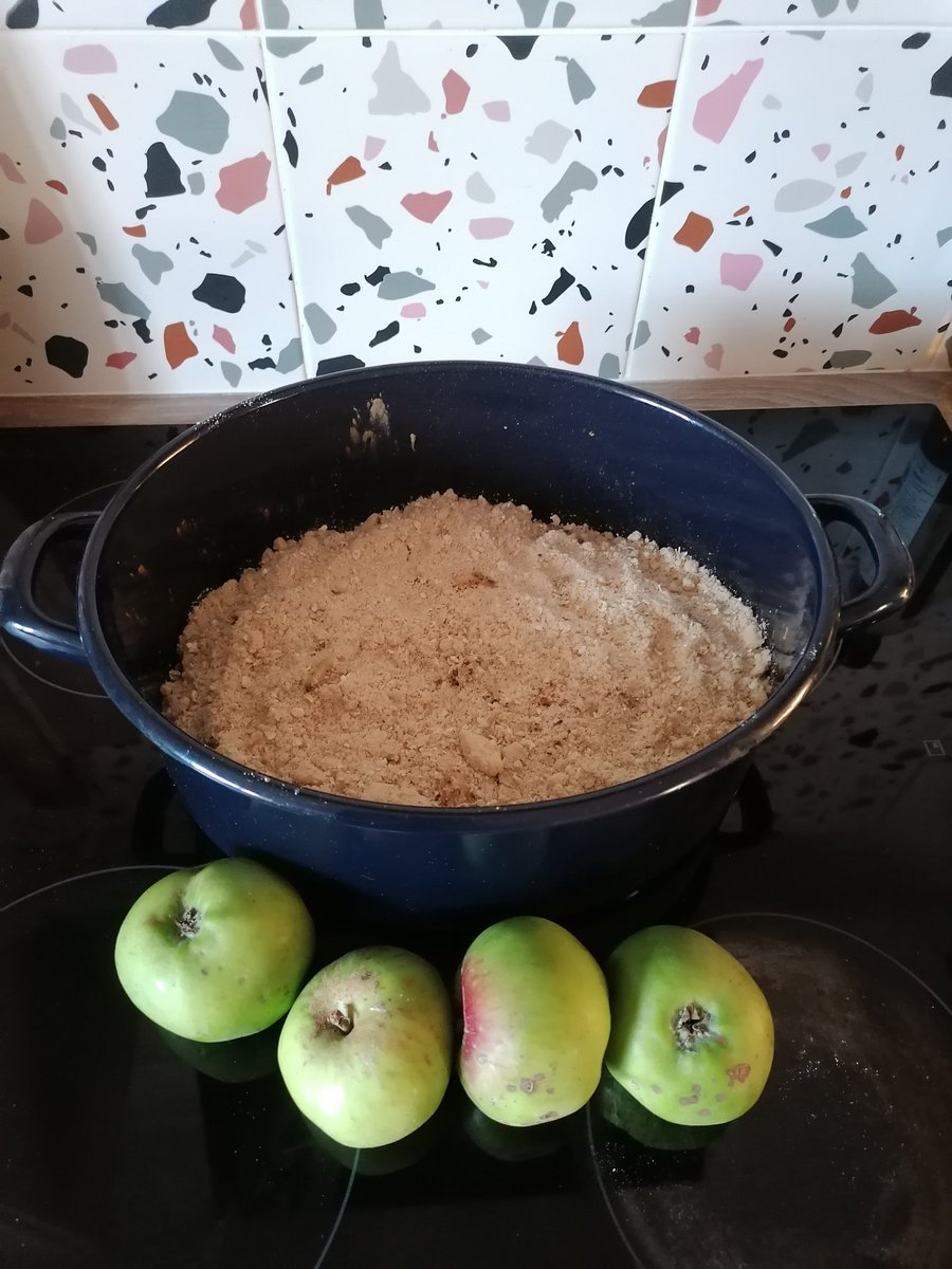 Autumn loading. A lovely client gave me a haul of apples from their garden - I had to make a crumble!
#AutumnVibes #applecrumble