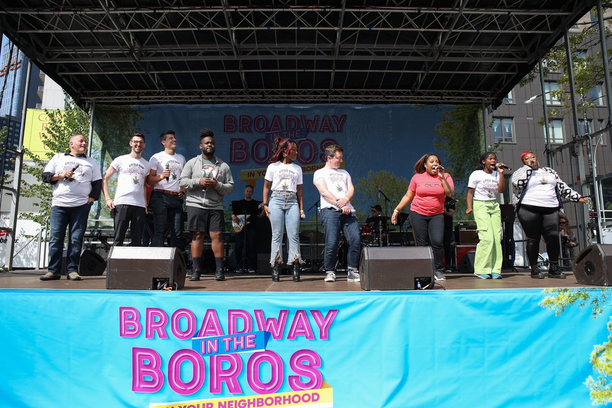 Thank you for coming out for #BWAYINTHEBOROS this afternoon in @DowntownBklyn! We loved the performances, the crowd, and the awesome energy - Broadway is indeed back! 🎭👏 Join us next Friday at @KaufmanAstoria in Queens for the second stop. Details: nyc.gov/bwayinboros