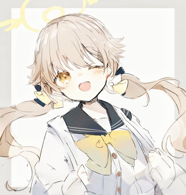 阿慈谷ヒフミ(ブルアカ) 「こっちの方がかわいいかな? 」|こいと🐳の