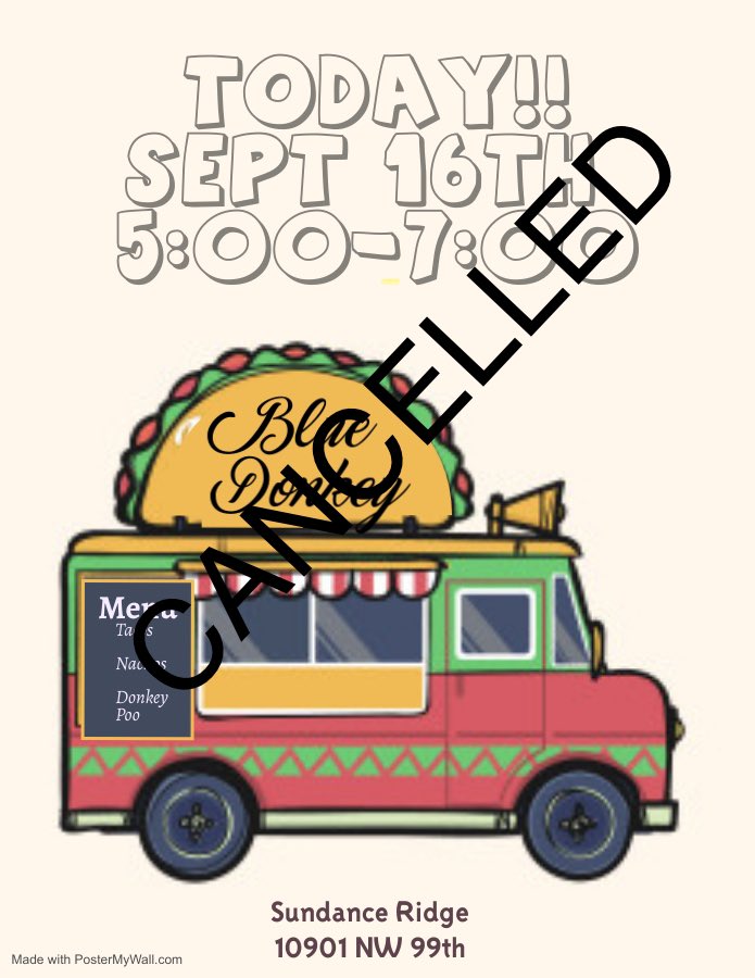 Tonight’s dinner service has been cancelled.  Sorry for any inconvenience.