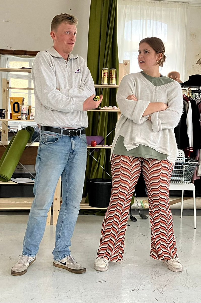 georgia__dawson's tweet photo. I can’t believe how in just two weeks we’ve created this brilliant two-act play! ✨ I’m so proud to be a part this unique show that will run for two weeks only, so you won’t want to miss out! 20th Sept - 1st Oct at @BrocJackTheatre @Angel_Theatre  https://t.co/aInrfa5ctV https://t.co/3vsZSrm86R