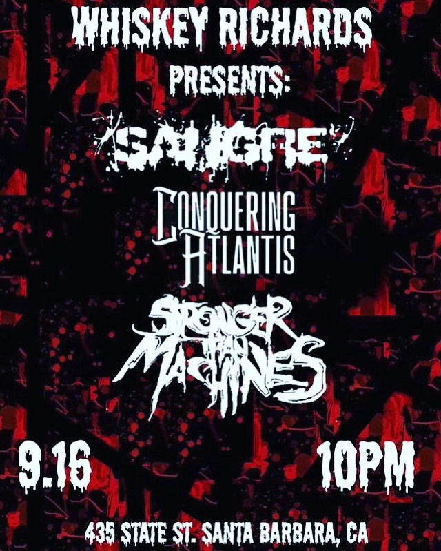 ConquerAtlantis's tweet image. We are playing santa barbra tonight come party with us