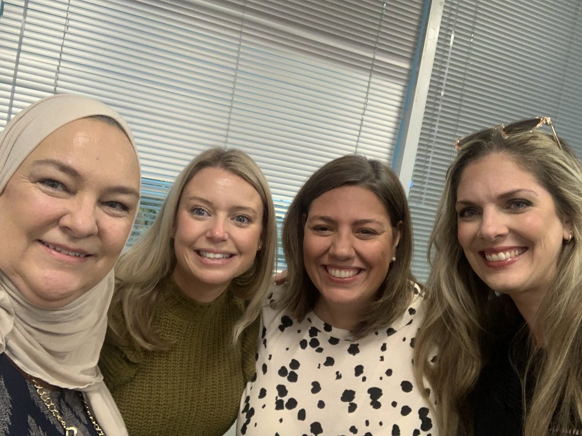 The band is back together! 🎸 Nothing beats a Friday of leading, learning, lunching, and laughing with instructional coaches, and esp this group of treasured friends 💞💞 @MrsAndersonIC <a href="/Cam_Mathison/">Cameron Mathison</a>