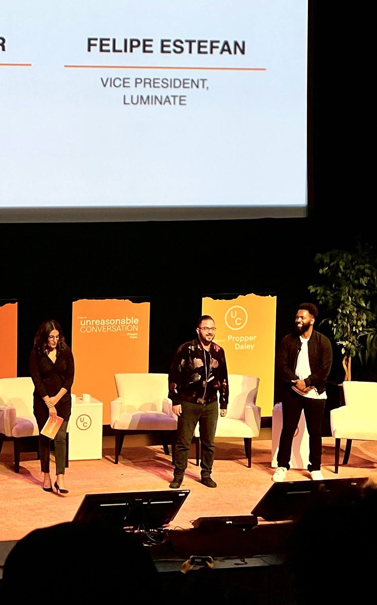 Felipe Estefan (@felipeestefan) on Twitter photo As <a href="/baratunde/">Baratunde</a> says: “Narrative change is a key pillar to social progress”.
It was wonderful to be in LA for <a href="/PropperDaley/">Propper Daley</a>’s #UnreasonableConversation. Incredible line-up: <a href="/UzoAduba/">Uzo Aduba</a> @safiyanoble <a href="/KimKardashian/">Kim Kardashian</a> @chrissyteigen <a href="/bjnovak/">B.J. Novak</a> <a href="/ezraklein/">Ezra Klein</a> & so many more! As <a href="/baratunde/">Baratunde</a> says: “Narrative change is a key pillar to social progress”.
It was wonderful to be in LA for <a href="/PropperDaley/">Propper Daley</a>’s #UnreasonableConversation. Incredible line-up: <a href="/UzoAduba/">Uzo Aduba</a> @safiyanoble <a href="/KimKardashian/">Kim Kardashian</a> @chrissyteigen <a href="/bjnovak/">B.J. Novak</a> <a href="/ezraklein/">Ezra Klein</a> & so many more!