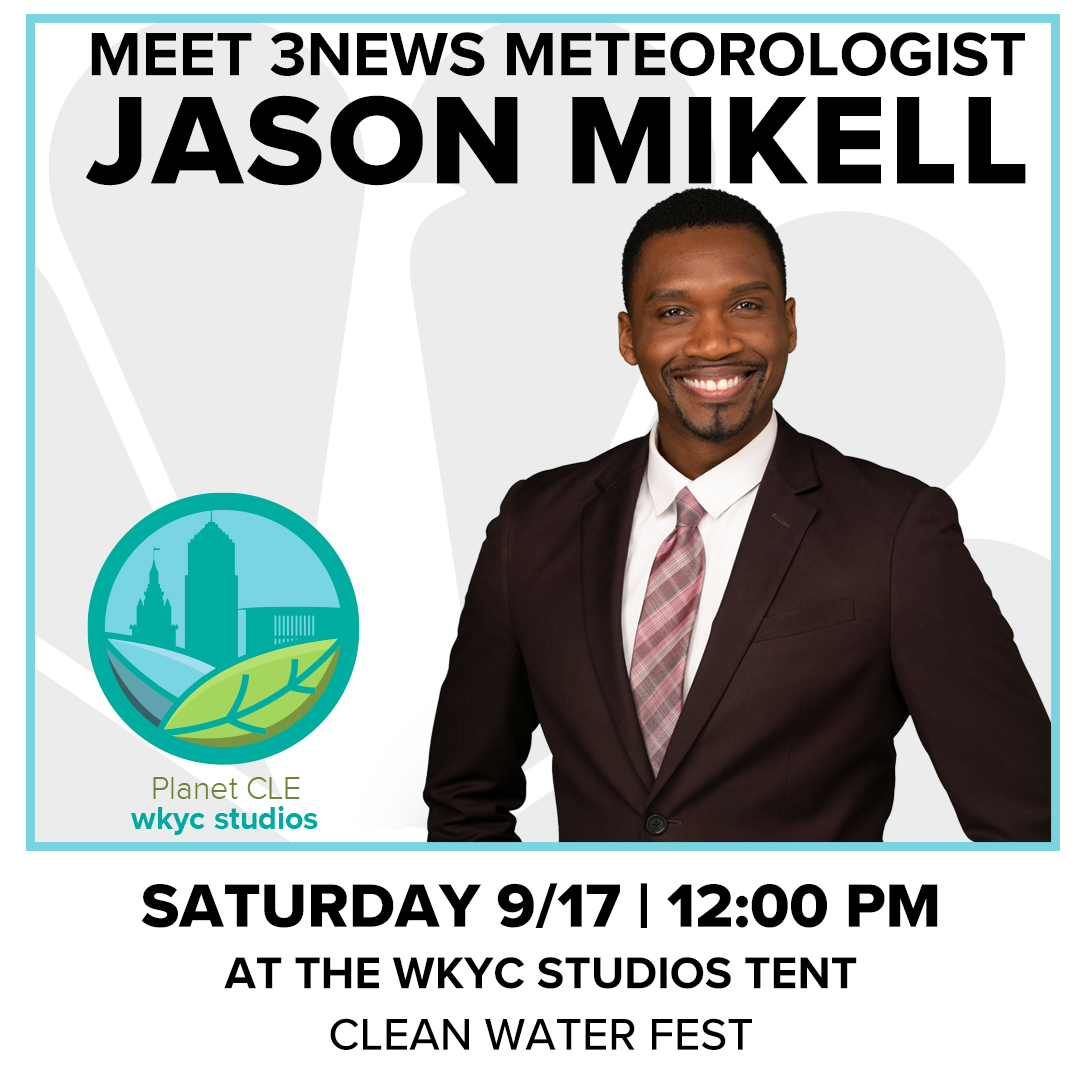 wkyc's tweet photo. Meet @JasonMikellTV in person and learn about WKYC’s #PlanetCLE environmental initiative at the Clean Water Fest Saturday, 9-4, at NEORSD’s Southerly Wastewater Treatment Plant in Cuyahoga Heights.
Jason will be at our table at noon!
Read more: https://t.co/SglQOhZVj2 https://t.co/fRtyIOaAv1