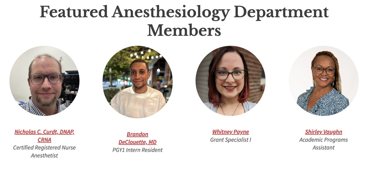 It's time to spotlight some of the incredible faculty &amp; staff in our department! Read about our September Featured Members: ow.ly/9gst50KLSyA