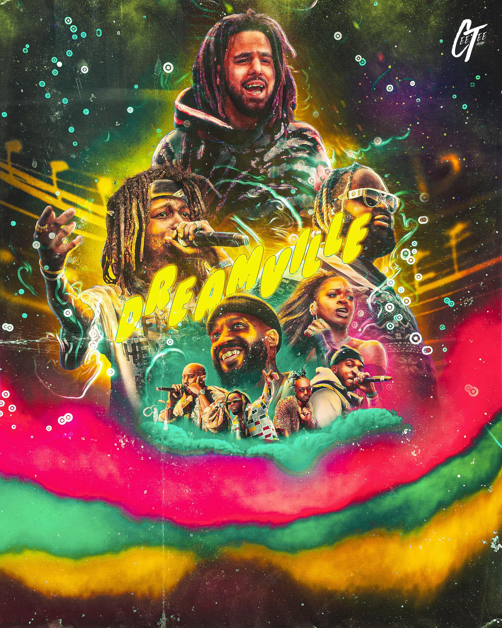 Ceetee.Design on Twitter "Dream team build like the WARRIORS! JColeNC