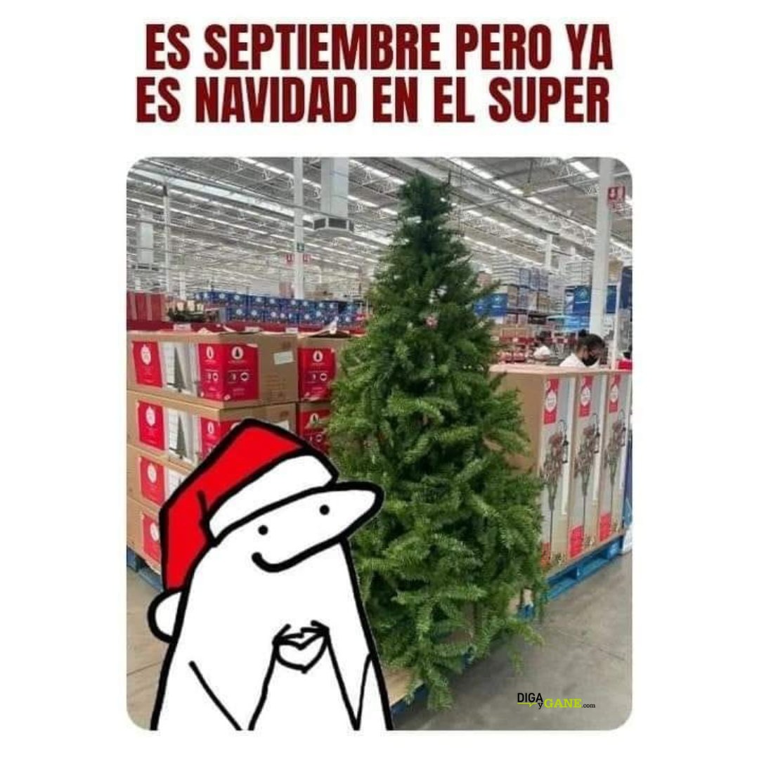 DigaYGane's tweet photo. ¡Sii, que bonito! ¿Quien mas ama la navidad? 🙋

#digaygane #navidad #viernes #septiembre https://t.co/bCzwTtKUZv