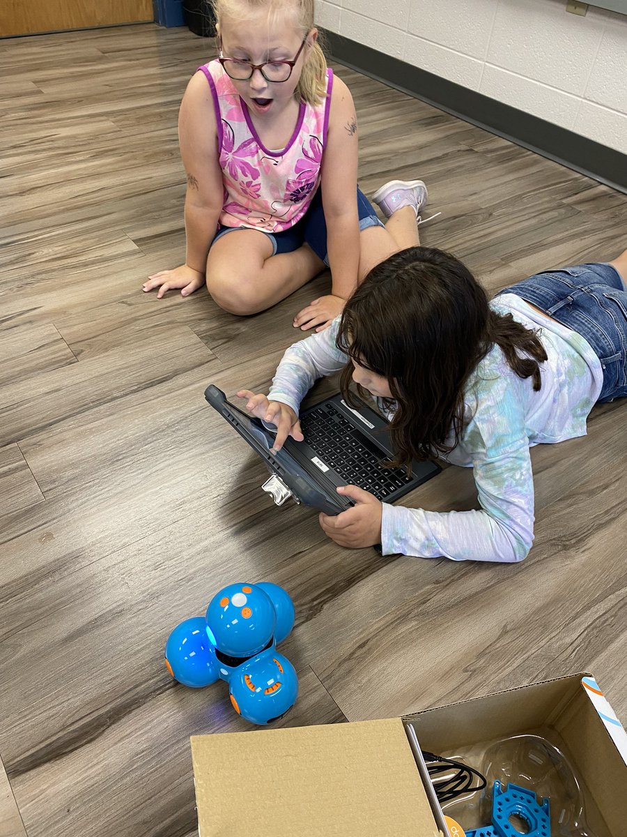 There was a lot of excitement today in the MakerSpace lab as Mrs. Sander’s class was introduced to all of the robots and coding! This is just the beginning for what Mrs. Sanders has in store for them!