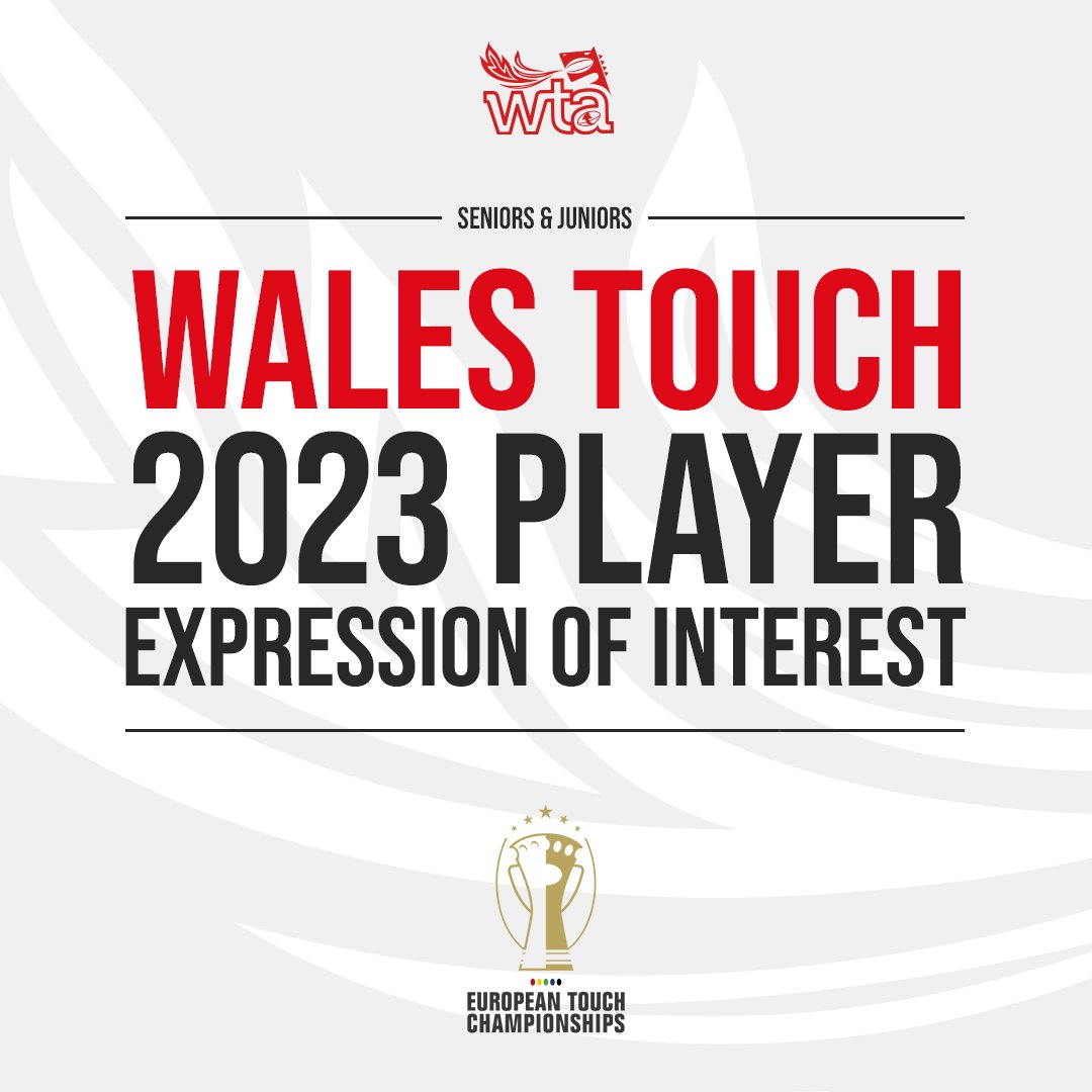 🏴󠁧󠁢󠁷󠁬󠁳󠁿 Wales Touch Player Expression of Interest 2023 🏴󠁧󠁢󠁷󠁬󠁳󠁿

If you're interested in representing Wales in 2023, please fill out the expression of interest form below and get involved!

📋 forms.office.com/r/drGTuc1qQz

This is open to all divisions and ages, including juniors and seniors.