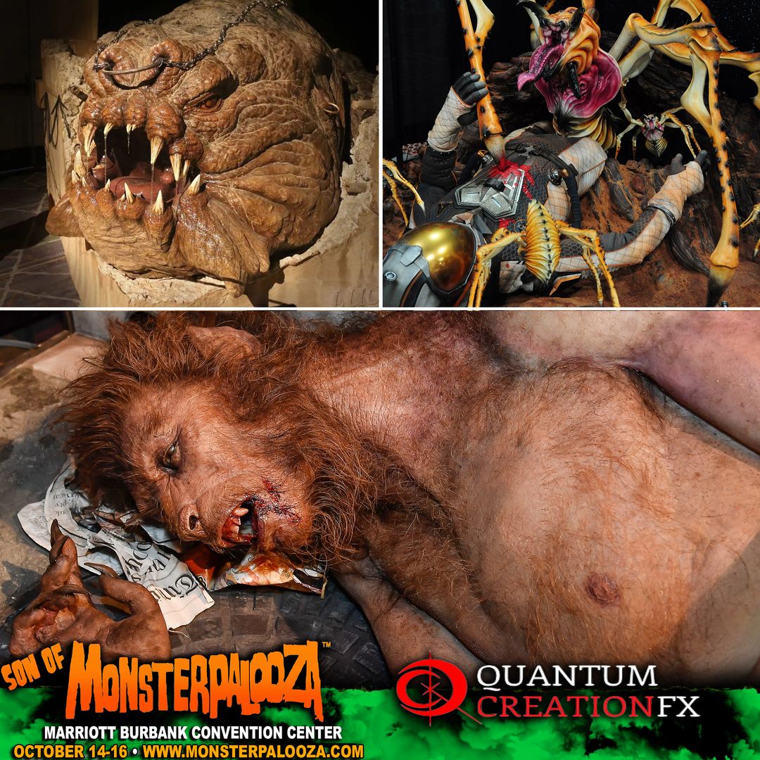 MONSTERPALOOZA1's tweet photo. #WATCHMEN, #TRON, #SUCKERPUNCH, I AM LEGEND… Formed in 2005, #QuantumCreationFX creates #costumes & #spfx with efficiency, precision & innovation!
See QUANTUM CREATION FX at #SonOfMonsterpalooza Oct 14-16
For tickets, click here ➨ https://t.co/antD7u97LD https://t.co/4gjuinQ6xV