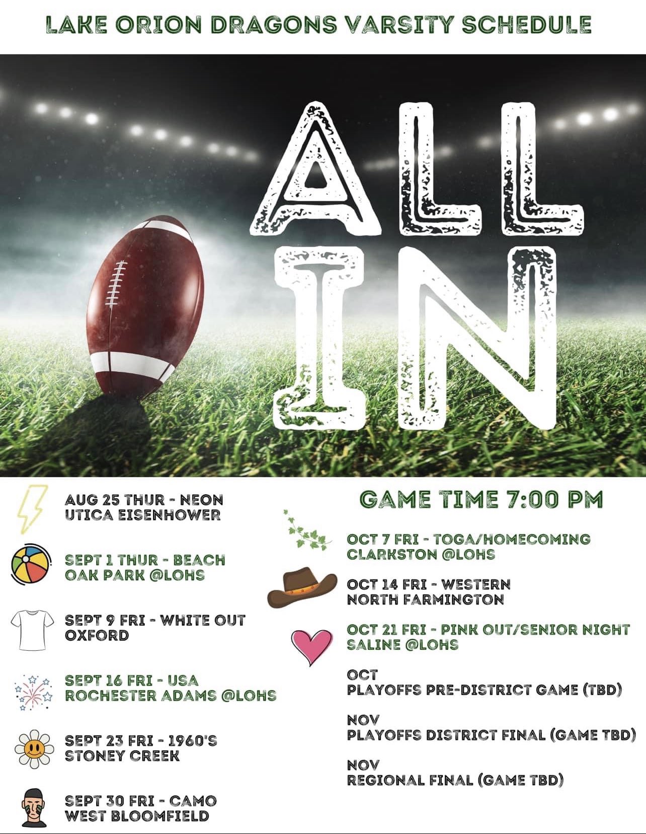 Lake Orion Football (DragonPEPP) / Twitter