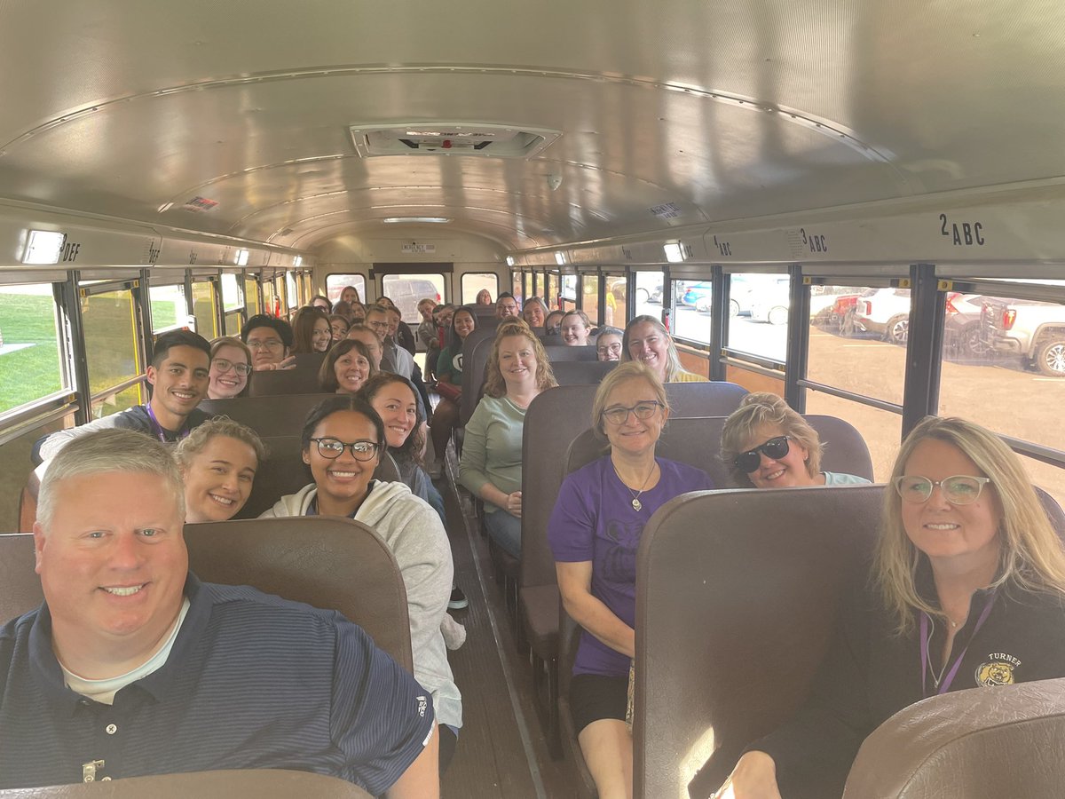 Our new teacher cohort went on a tour of the district this morning. I still remember my first <a href="/TUSD202/">Turner USD #202</a> tour 20 years ago! #turner202strong
