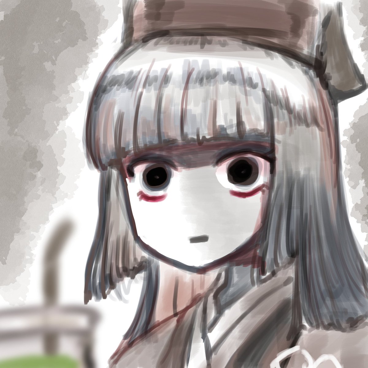 「利休さん   描けば召喚     きっとくる      ~カルデア心の俳句~#F」|OGA-SAN🔭🎸🎨観測結束絵描き垢のイラスト