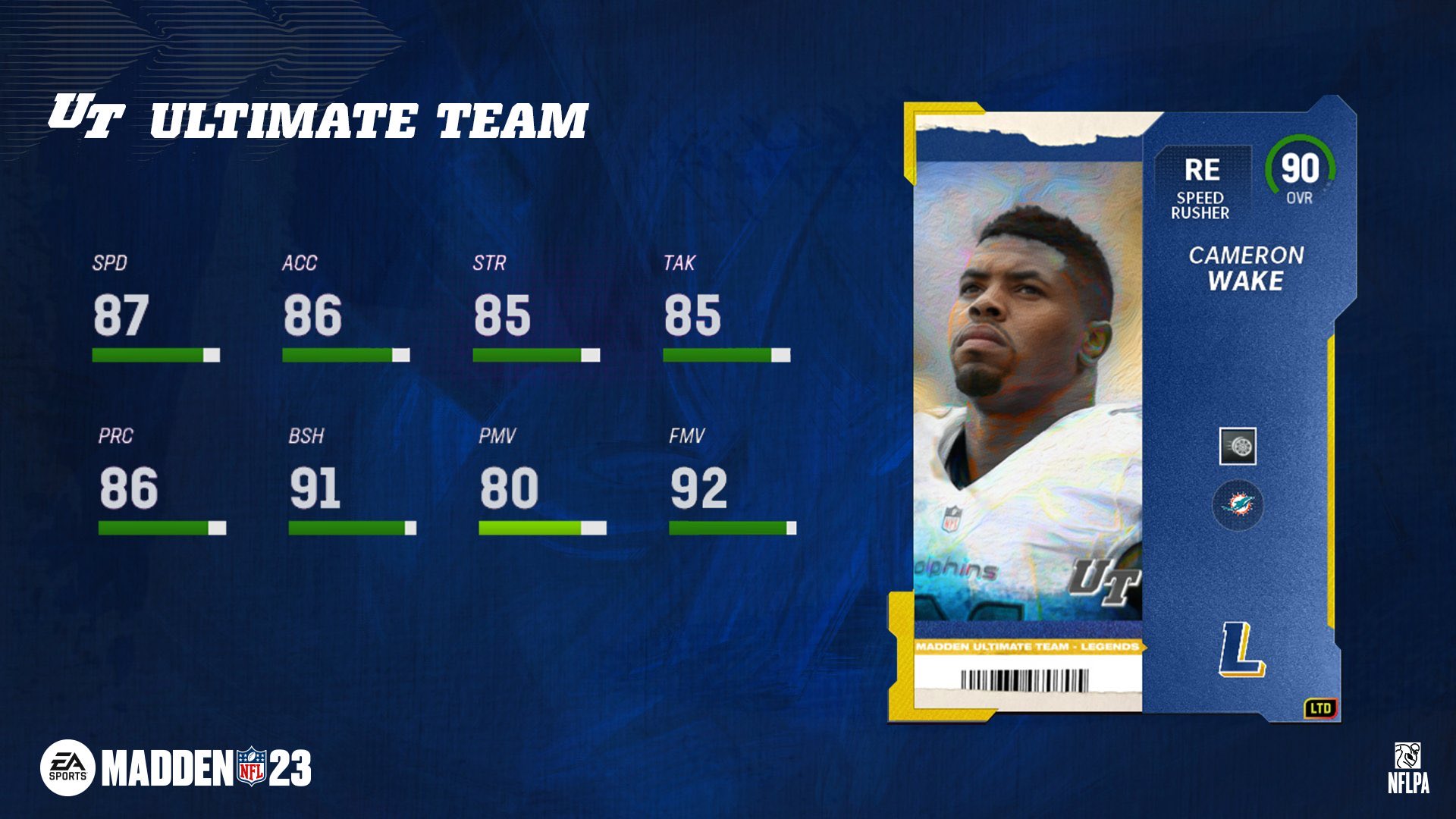 MUTality on Twitter "Cameron Wake LTD https//t.co/UwcumulTx1" / Twitter