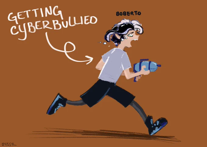 Ranboo but he's getting bullied on splatoon #ranboofanart 